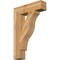 Ekena Millwork Funston Block Rough Sawn Bracket, Western Red Cedar, 6"W x 26"D x 38"H BKT06X26X38FST05RWR - alternate 1